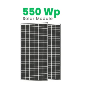 Loom Solar Mono PERC Half-Cut Shark 550 Wp, 144 Solar Cells PV Module (Pack of 2)