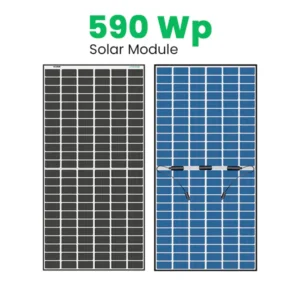 Loom Solar Panel – SHARK 590 Wp | N-Type TOPCon Bifacial 16BB (Pack of 2)